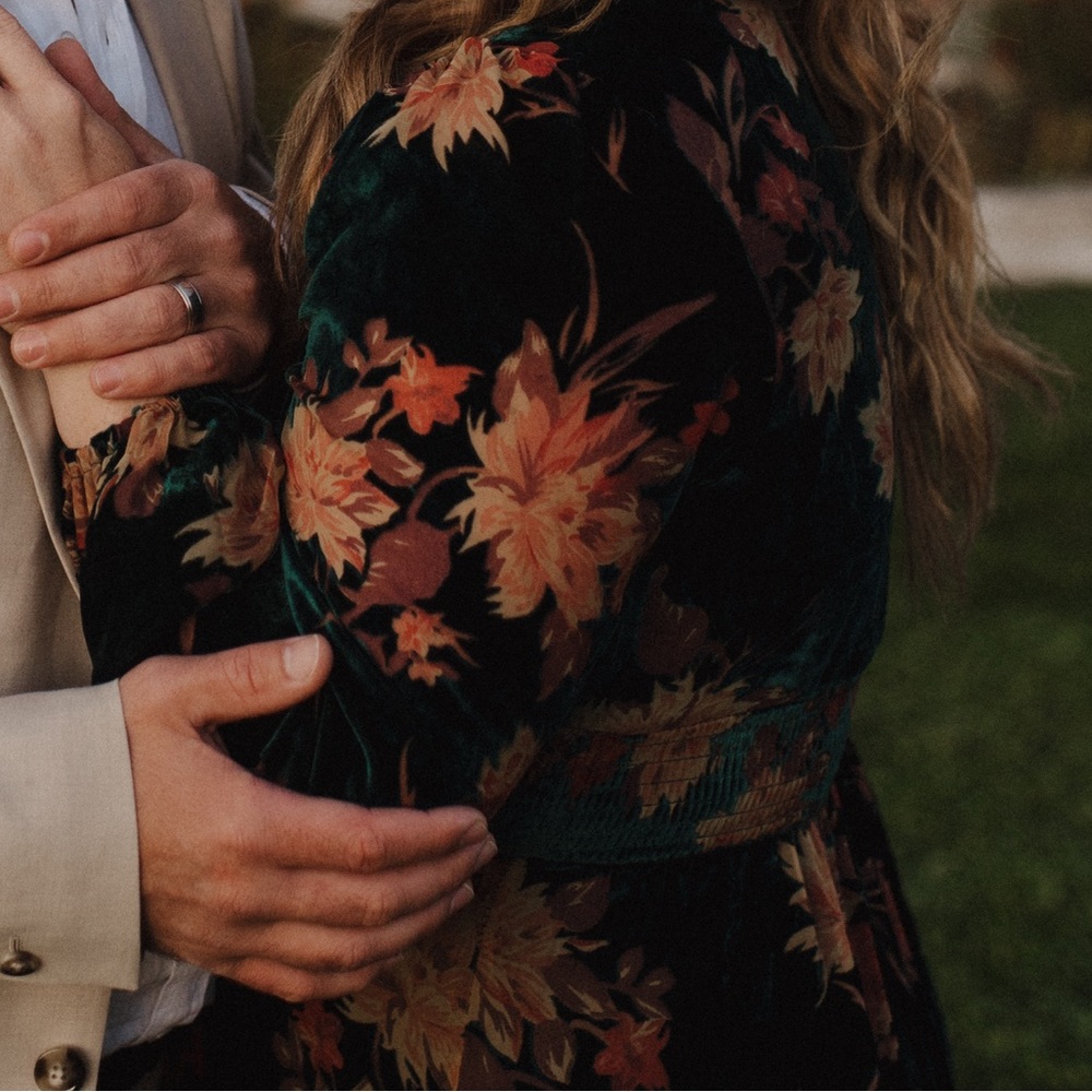 Baltic Born floral maxi dress - dark green floral - Picture 6 of 7